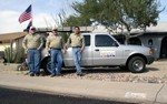 The Courtesy Team - From left Kyle, Hank, and Frank